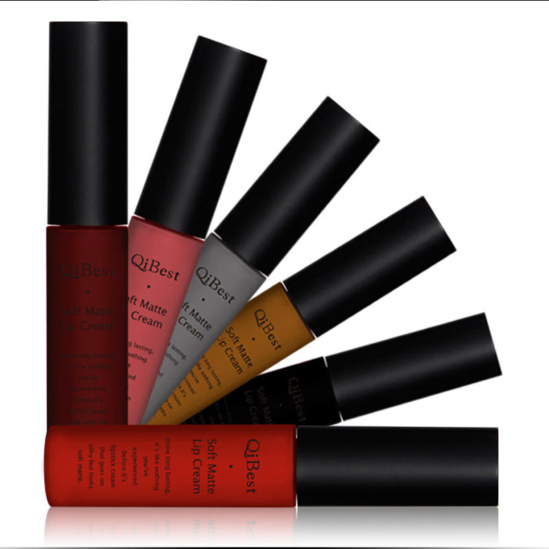 Matte Non-Stick Liquid Lip Gloss - Long-Lasting Finish