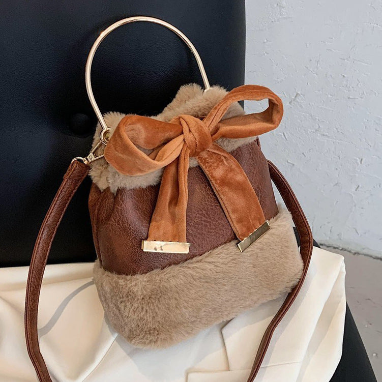 R-C Bucket Bag for Women - Trendy Shoulder Bag