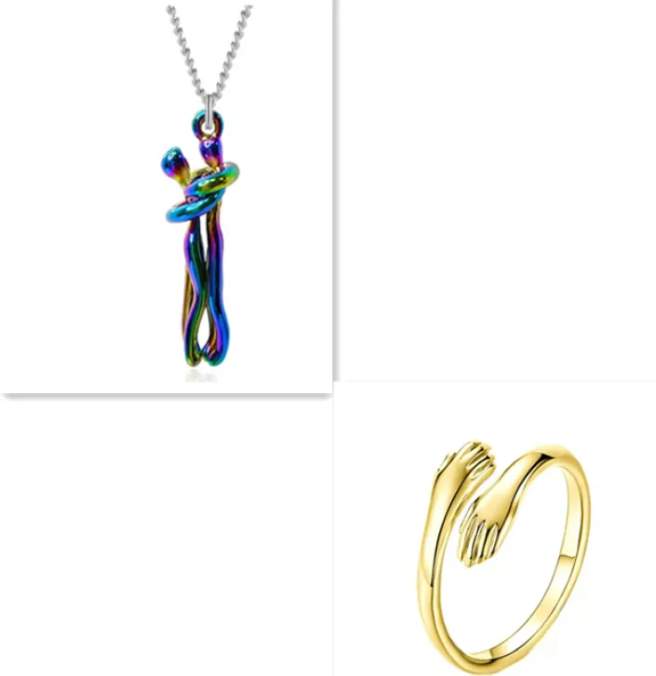 R-C Unisex Love Hug Necklace