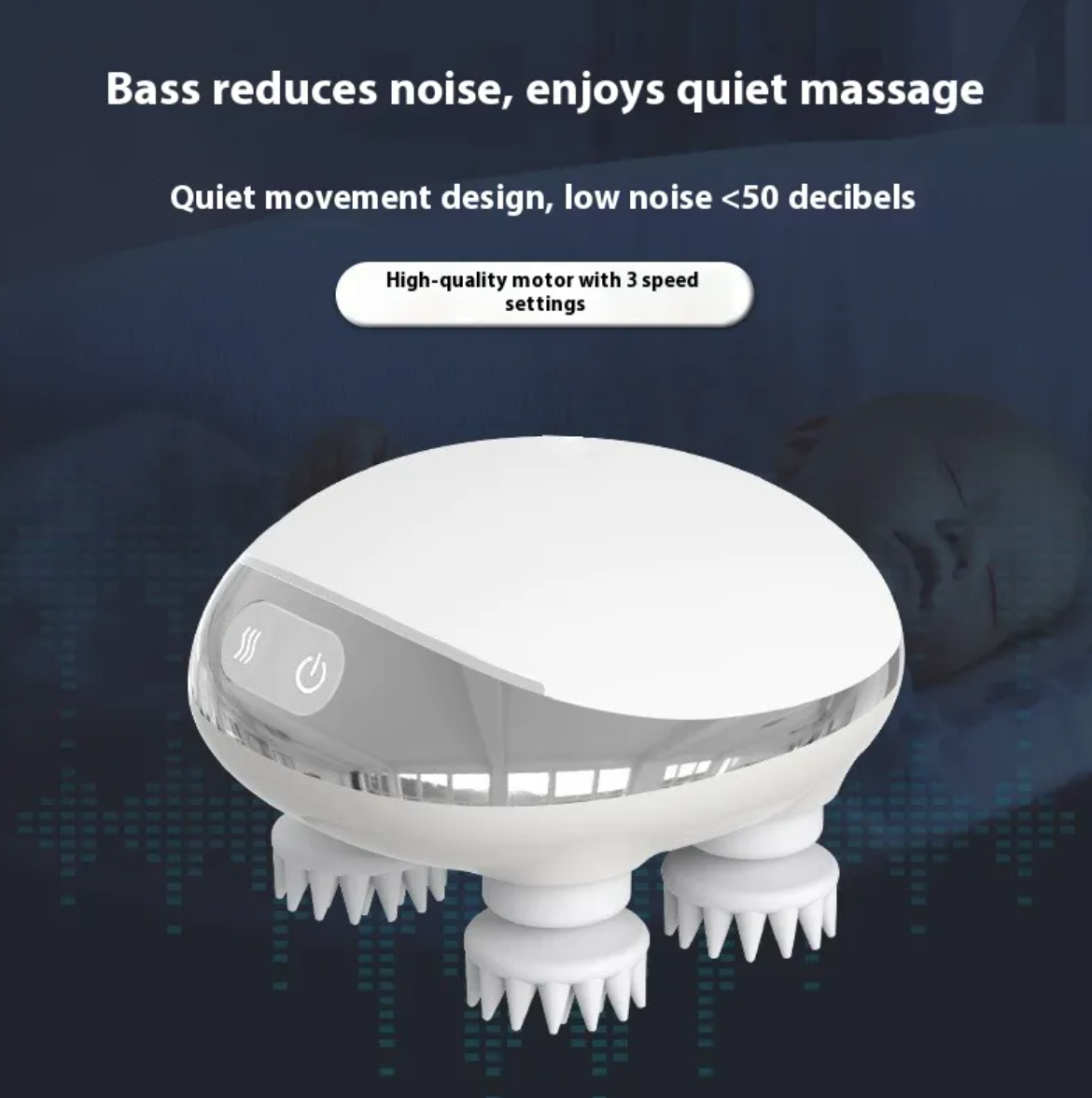 R-C Waterproof Octopus Scalp Massager